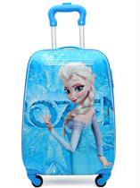 Childrens girl Frozen Rod Case Aisha Duty Car Aisha Luggage Four Wheel Mute Gimbal