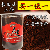 Changbai Mountain Ganoderma lucidum spore powder robe powder non-500g non-bulk head Road special wild Linzhi powder