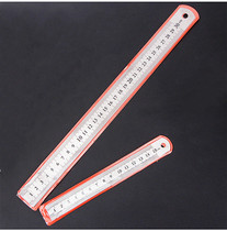 Thickened stainless steel ruler 30cm15cm manual measuring ruler double-sided scale steel plate ruler drawing measurement