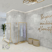 Nordic gray marble wallpaper Light luxury high sense net Red clothing store living room sofa beauty salon background wallpaper