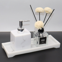 Bathroom supplies kit hand sanitizer bottle aromatherapy combination set bathroom tray hotel model room toilet utensils