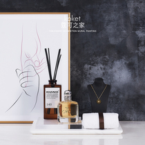 Koket can modern light luxury model room bathroom set soft model room aromatherapy tray perfume ornaments