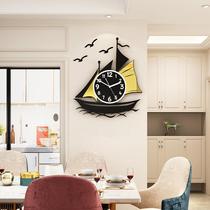 New Chinese Atmosphere Fashion Home Clock Hanging Clock Living Room China Wind Modern Personality Creative Muted Decoration Table