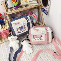 Net Red fashion small bag 2021 New Tide Japanese hipster students shoulder bag cute girl small canvas bag