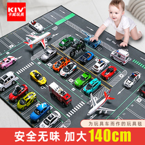 Kawi childrens parking lot floor mat traffic Road scene carpet toy car climbing mat city road climbing mat