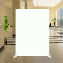 Pure White household screen partition toilet baffle home living room office fabric porch mobile background wall