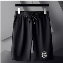 Black security quick-drying shorts summer outdoor sports training pants mens special work pants training casual five-point pants