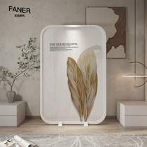 Nordic style simple modern mobile entrance Solid wood partition screen Living room Bedroom occlusion office home door