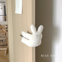South Korea ins baby anti-pinch hand door stop child anti-closing artifact door clip cartoon bear safety door card