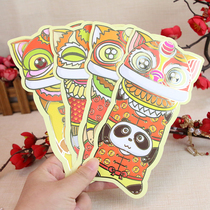 Three-dimensional New Small New Year creative Hong Kong version red envelope profit is the lion dance steamer year after year