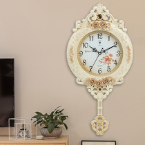 Polaris European-style clock creative wall clock swing fashion personality Wall watch silent living room clock quartz clock home