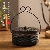 复古创意蚊香盒蚊香架家用室内户外香薰炉檀香蚊香炉蚊香盘托支架