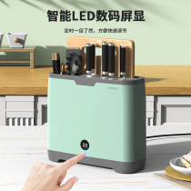 Kitchen multifunctional intelligent drying and sterilization knife tool chopping block chopstick cage cylinder ultraviolet containing frame disinfection machine