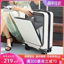 Luggage front opening female male small business 20-inch chassis side-opening box trolley suitcase suitcase