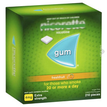 Spot imported nicore force tte Clay nicotine smoking cessation chewing gum 105 tablets 210 tablets sugar-free