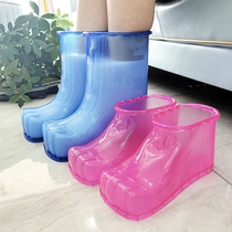 Heated foot shoes womens high foot bath shoes couples foot massage foot massage foot shoes home cotton slippers women winter