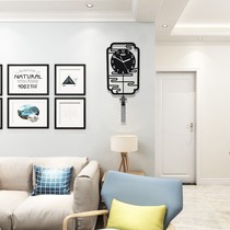 New Chinese decoration hanging bell Living room Creative fashion Home clocks modern minimalist clock hanging wall decoration table atmosphere