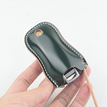 Suitable for Porsche Cayenne Panamera Macan 911 718 waist-to-hip leather key bag handmade
