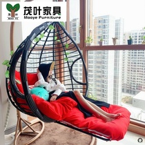 Slam basket wicker chair lazy hanging chair indoor hammock home Crimson rocking chair balcony swing rocking basket chair single drop chair