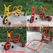 Kindergarten tricycle bicycle bicycle childrens double pedal tricycle toy car single bicycle outdoor stroller