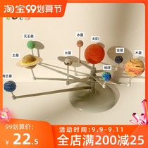 Science small experiment game weather station eight planetary model kindergarten STEM toy
