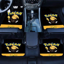 Pikachu cartoon cute car mat floor mat mat car car mat carpet universal foot pedal mat single