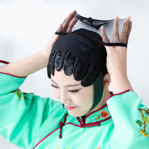 Xiqu Baotou net net scarf Hood net opera costume drama supplies hair net drama props headdress