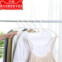Clothes hanging household non-slip drying hangers clothing support wardrobe storage special clothes rack adhesive hook