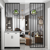Nordic modern metal screen living room half decoration stainless steel wash table toilet porch partition