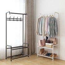 Coat rack bedroom simple household drying rack floor flat modern single pole storage hanger balcony Clothes Clothes bar