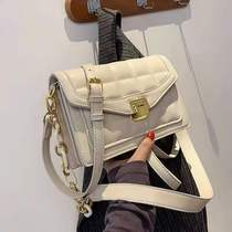 Small bag women 2021 New Tide small square bag soft leather fashion versatile senior sense of foreign gas niche shoulder shoulder bag