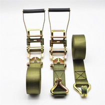5T thickened truck hook tensioning belt binding belt Nylon tensioner Cargo fixing strapping belt tensioner