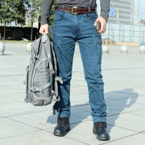 Tactical jeans men commuter stretch tactical pants overalls spring and autumn military fans hiking pants combat pants special forces