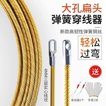 Put the line underground drawing line lead small three-strand dark tube over the right angle maintenance network cable pull line trace matchmaking stringer