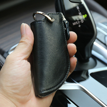 Original Personality Handmade Real Cow Leather Universal Car Key Bag Mens Home Mini Minimalist Female Lock Spoon Bag