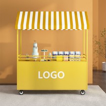 Dining car stall flower cart stall trolley night market promotion car iron art vending car outdoor mobile snack stall car