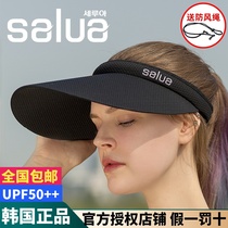 South Korean salua sunscreen woman summer children sunhat outdoor anti-UV large brim empty top sun beach cap