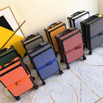 Xiaohong book net red star explosion aluminum frame trolley case TSA customs code lock boarding travel Li box 20 inches
