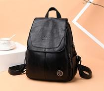 European station bag new female travel bag fashion shoulder backpack wild large-capacity leather school bag female bag
