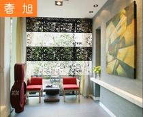Partition screen stylish and simple entrance door modern living room hanging screen hollow window grille wall sticker hanging curtain wall sticker beauty