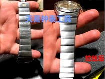 Watch repair tool scratch repair rubber refurbished drawing block steel strip scratch repair watch maintenance