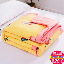 Air conditioning quilt in summer thin summer quilt for two students single thin quilt spring and autumn quilt core machine washable summer quilt