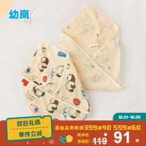 Baby Lan Lulu baby Summer thin cover is baby gauze breathable sweat-absorbing bamboo fiber cover blanket