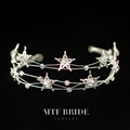 Man Tingfang Star Dance 2020 New Bride Female Korean Wedding Headdress Beads Diamond Headband Accessories