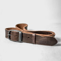 Belt mens Tide Head layer cowhide pin buckle belt simple casual leather belt retro womens belt mens belt