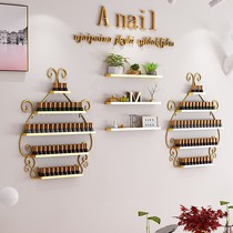 Nail art display rack nail polish frame wall rack Net red iron shelf display rack nail polish shelf