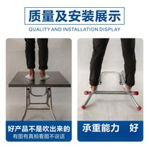 zz simple steel frame x-shaped square table small table leg bracket folding square old foot fashion folding table frame
