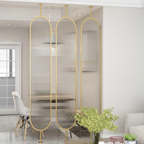 Modern simple living room ultra-white Changhong glass screen partition wall decoration household entrance entrance Light luxury small apartment type