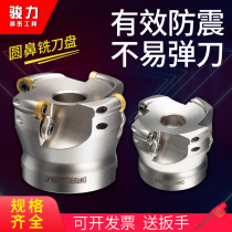 Precision EMRW indexable round nose plane milling cutter FMB 5R6R50 63 CNC cutter 80 100 125