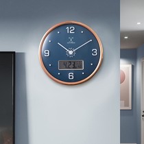 New perpetual calendar automatic time clock home fashion mute large digital clock living room atmospheric decorative clock